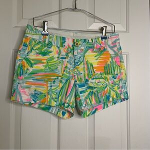 Lilly Pulitzer The Callahan 5 Inch Vibrant Multicolor Women's Shorts Size 4